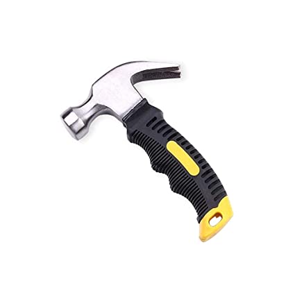 Oblivion Heavy Duty Small Hammer Stubby Mini Claw Hammers Short Handle Rubber Grip